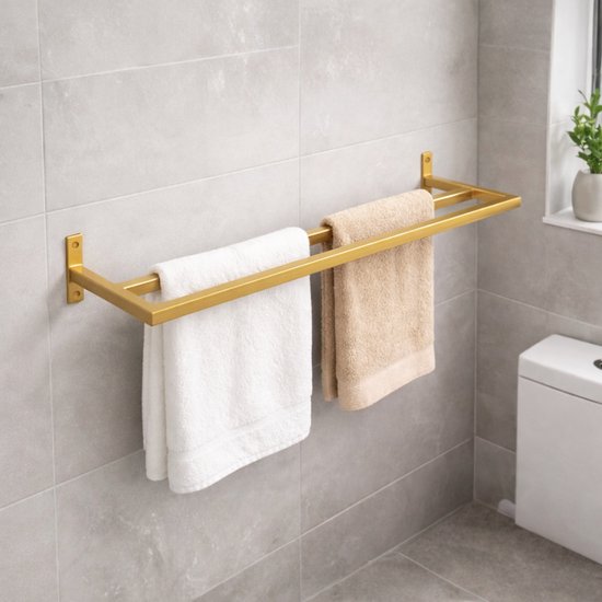Geesa Opal Brushed gold Handdoekhouder