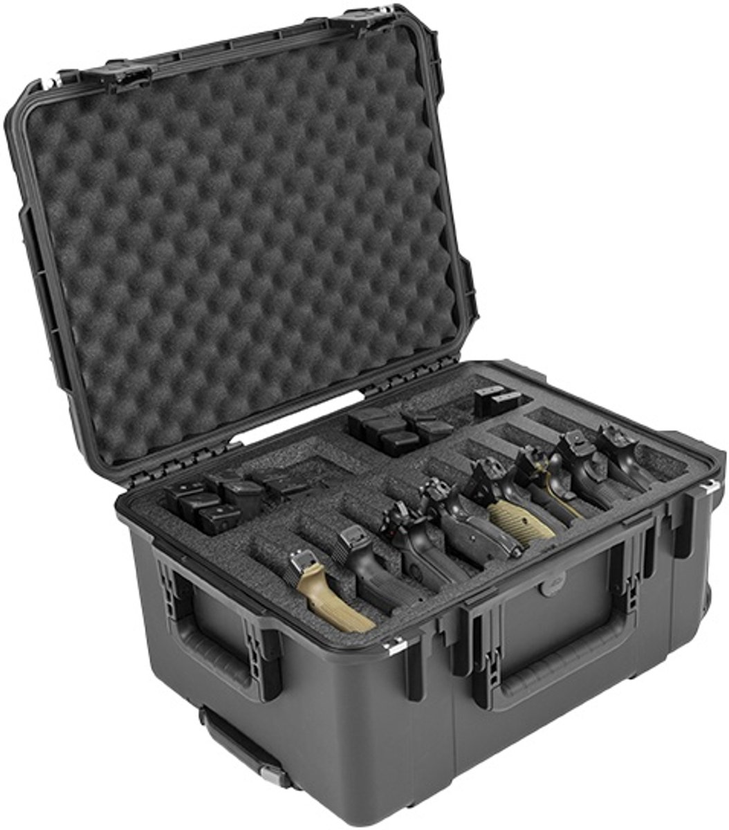 SKB - iSeries 2015-10 - Waterdichte Koffer - Zwart - Acht Handguns Inlay