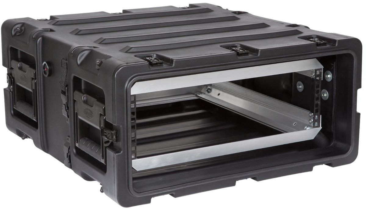 SKB - 3RS Series - 3U Niet-Verwijderbare Shock Rack - Zwart - 20-inch diep