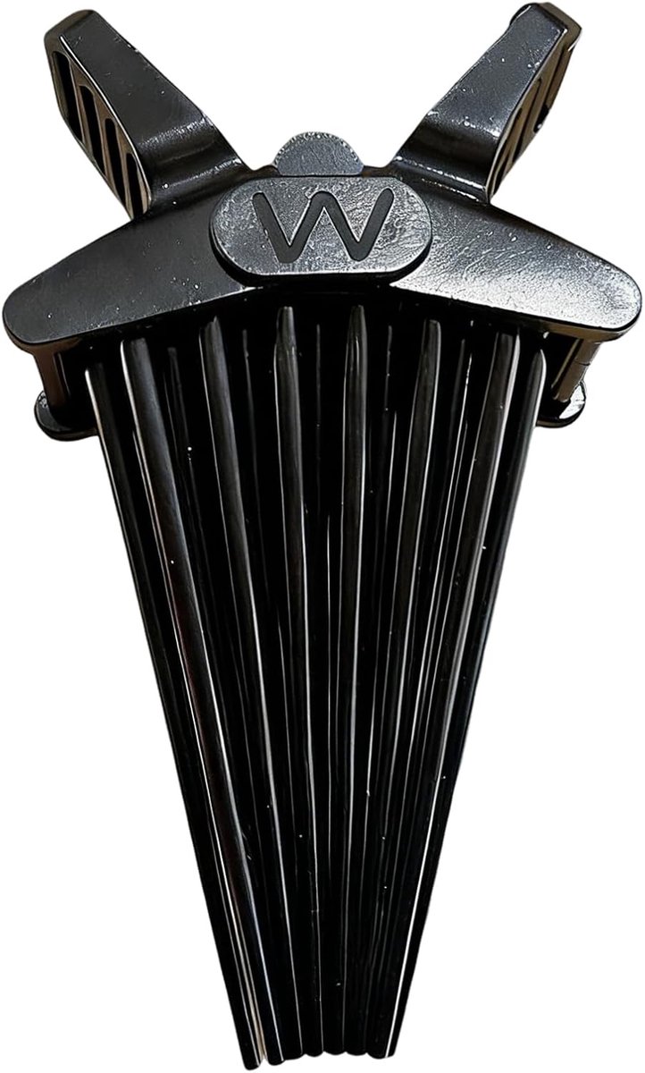 Volume Haarclips - Ponyclips Wortelvolumizer - Fashion Styling - Sterke Grip - 10x5cm - Zwart