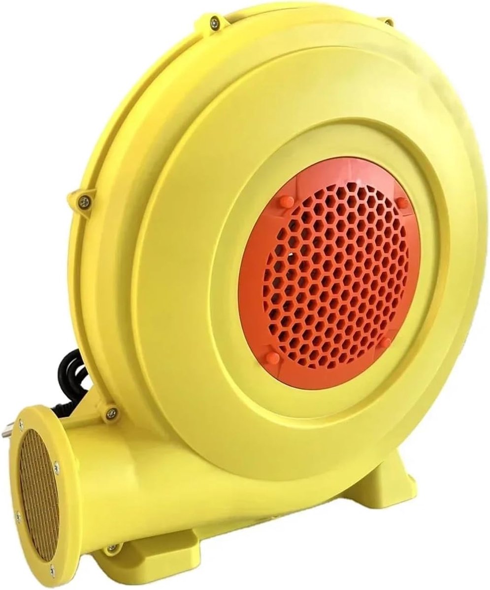 Elektrische Luchtpomp - Opblaasbare Blower - Springkussen Vullen - Sterke Wind Circulatie - 750W 950W - Geel