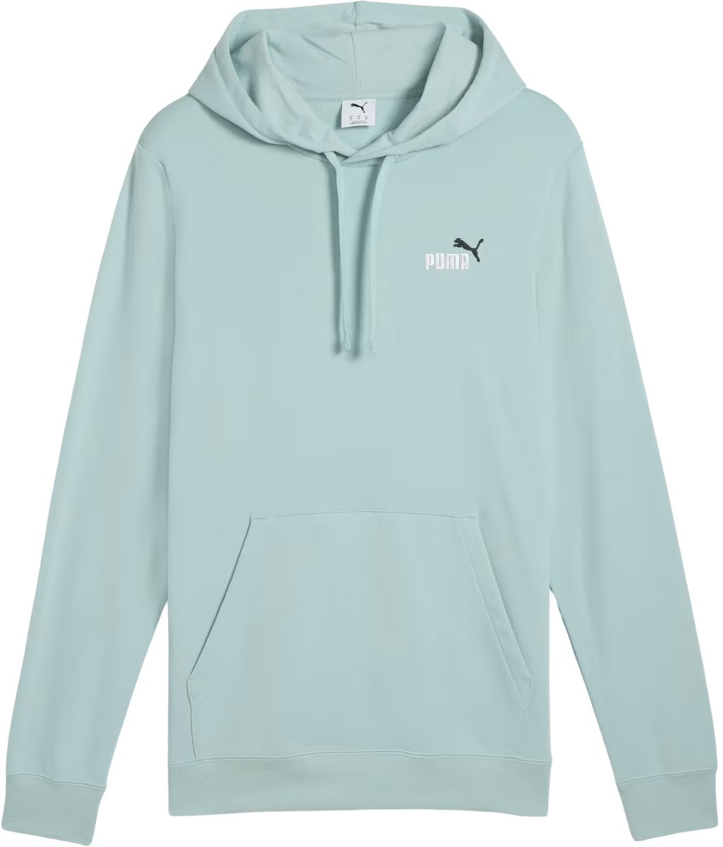 Puma Sweater Heren Ess 2 Color Small No.1 Logo Hoodie TR Mintgroen