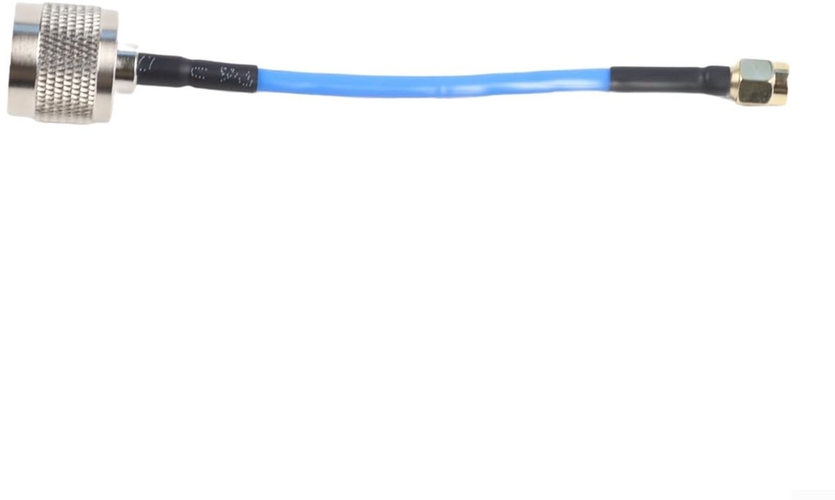 RF Kabel - Coaxiaal - Hoge Frequentie - PTFE Isolatie - 0.1 meter - Blauw