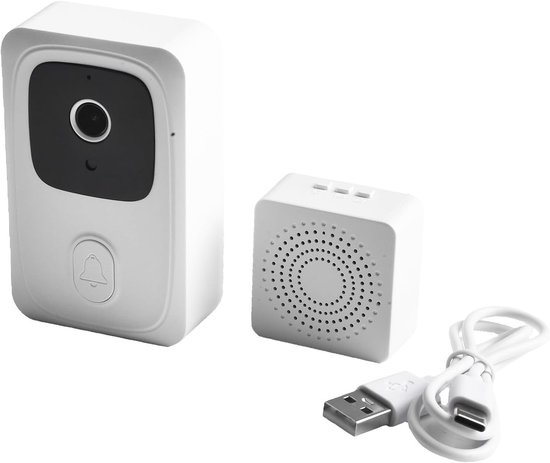 Draadloze Deurbel Camera - Smart Home Beveiliging - Voordeur Bewaken - HD Twee Weg Intercom — afbeelding 5