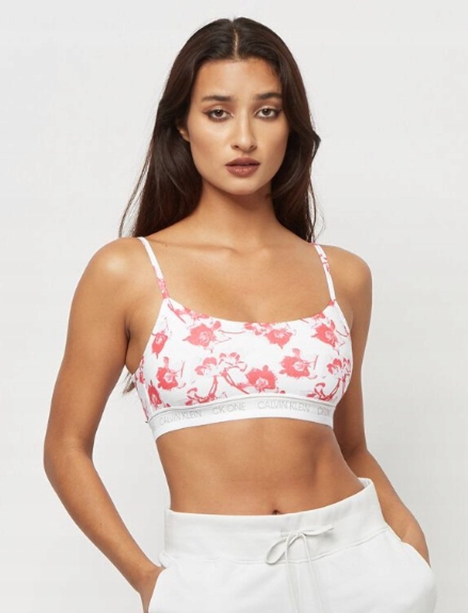 Calvin Klein S 2_1 Serie - Zachte Beha - Wit - Met Patroon