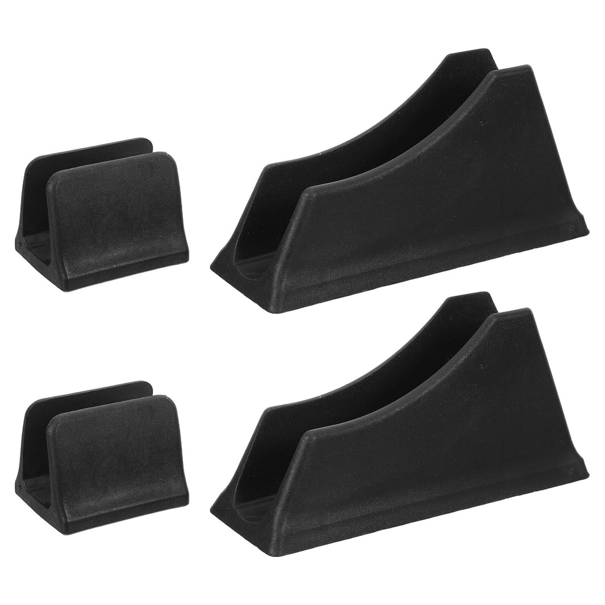 Stoel Stabilisatoren - Antikantelvoetjes Meubilair - Werkplek Beveiliging - Stille Mobiliteit Vloerbescherming - 112 x 55 x 35 cm - Zwart