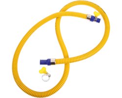 Gasslang – Aardgasslang Fornuis – Veilige Aansluiting – Lekvrije Stevige Constructie – 1.5 Meter