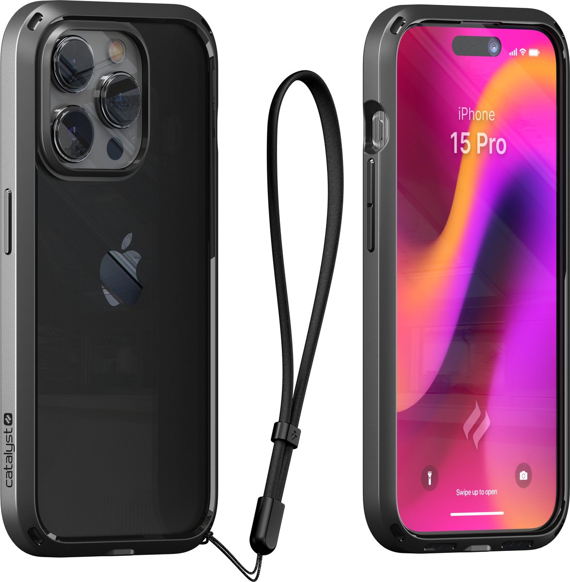Catalyst Influence Case Apple iPhone 15 Pro Midnight - Zwart
