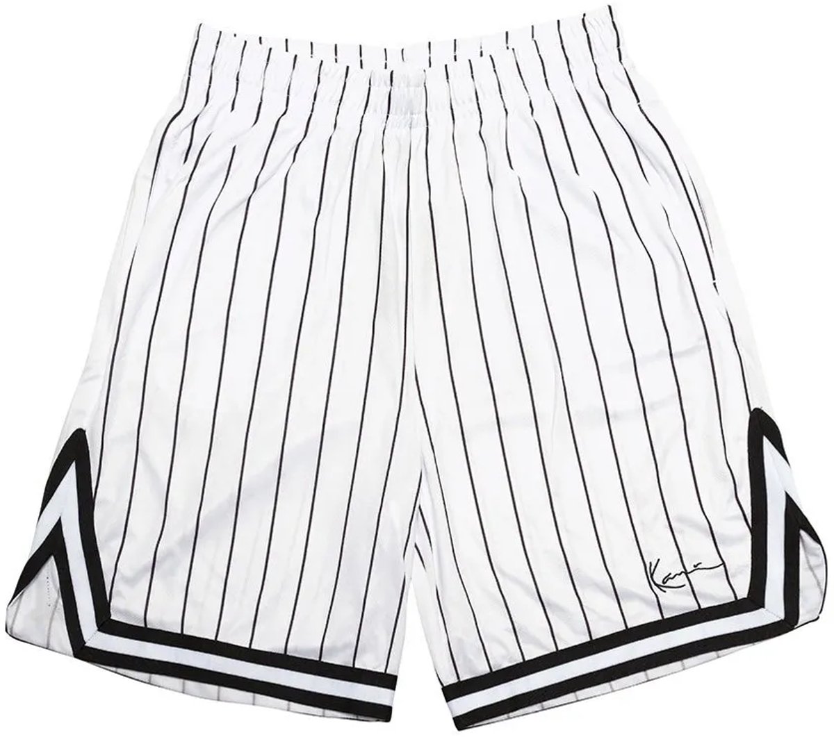 Karl Kani Small Signature Pinstripe Mesh Korte Broek Wit L Man