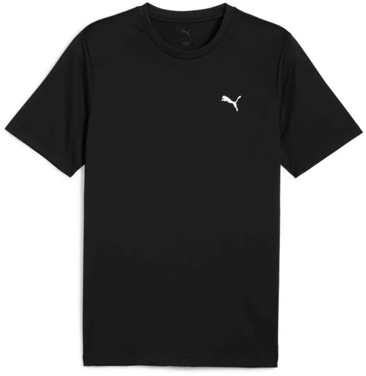 Puma Ess Small Logo Poly-T-shirt voor heren 4XL Zwart