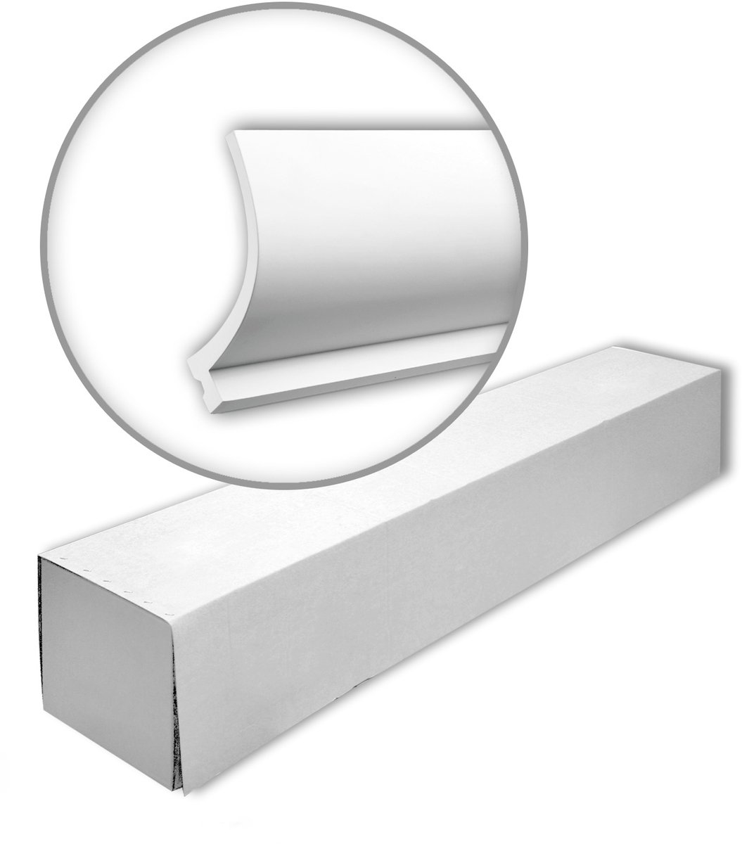Profhome 150220 1 doos 6 stukken Kroonlijst 12 m