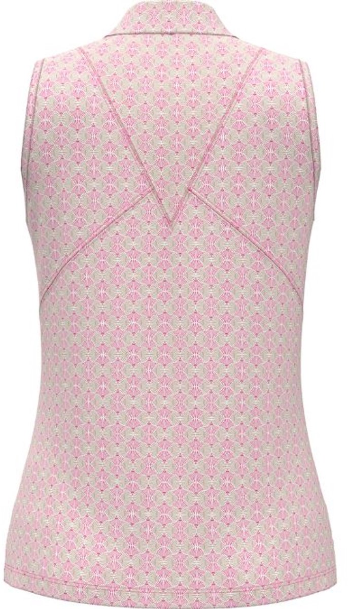 Callaway Premium Opti Dri Mouwloze Polo Pink Beige van Callaway — afbeelding 3