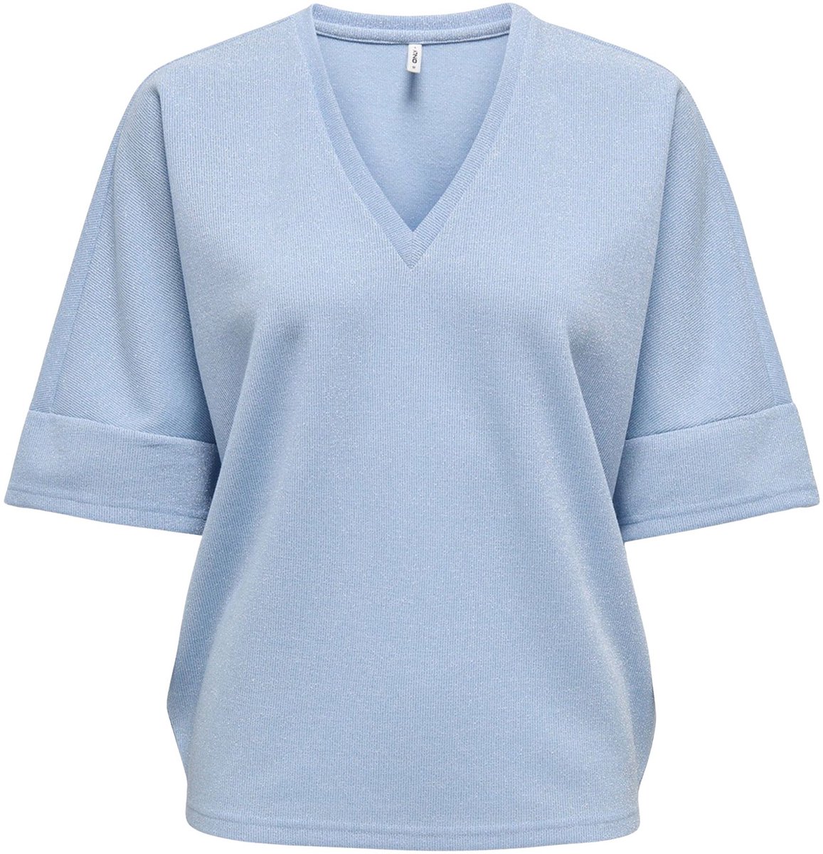 Only Ivy Glitter V-neck Top Dames - Maat S