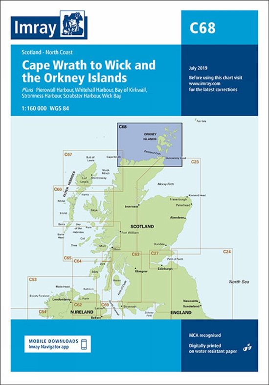 Imray C68 N Scotland/Orkneys - cover