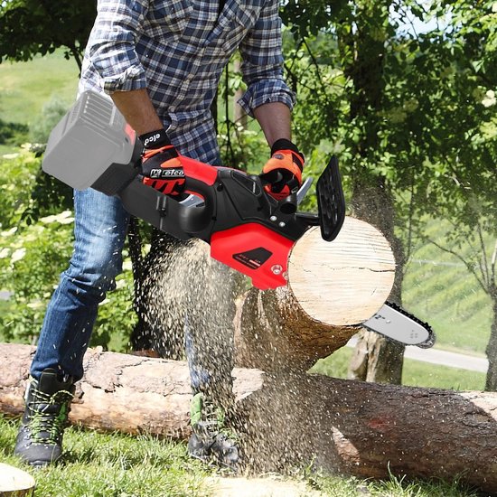 MakkelijkMooi Electrische Hand Zaag - Kettingzaag - Tuingereedschap - 2 stuks Lithiumbatterij - Borstelloos - Houtzagen&Snoeien van Merkloos	 — afbeelding 5