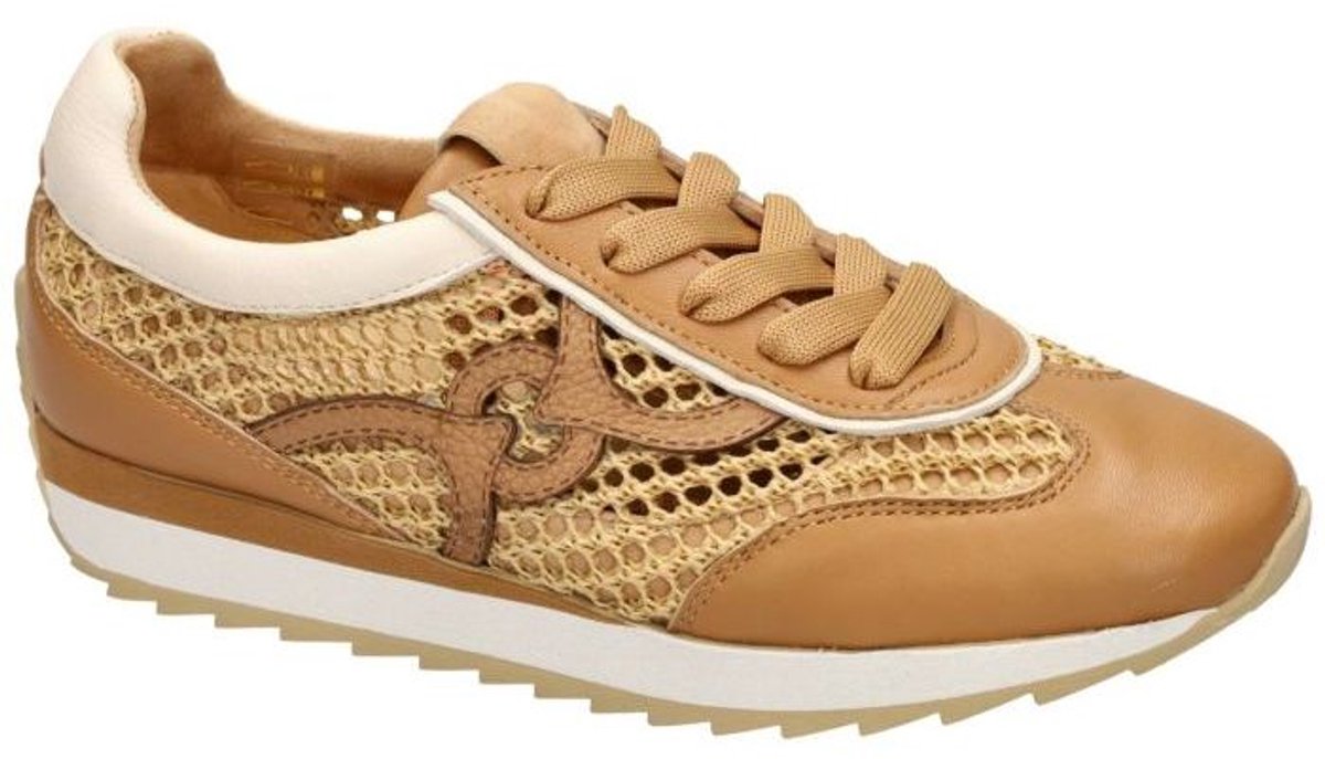 Softwaves -Dames - camel - sneakers - maat 39