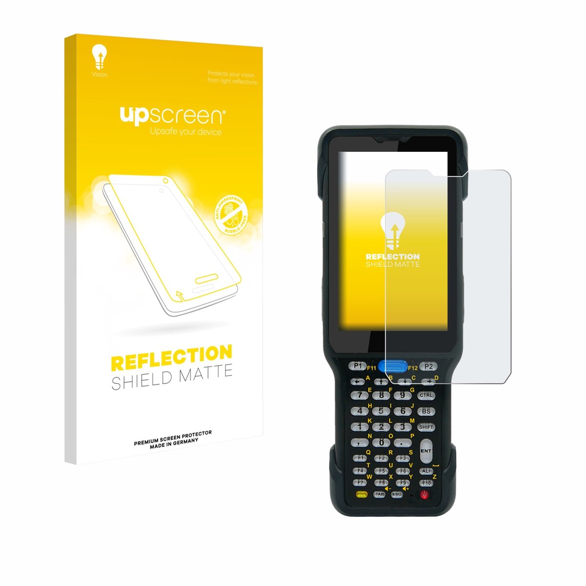 upscreen - Screenprotector voor Unitech HT730 - Folie Beschermfolie anti glare matte