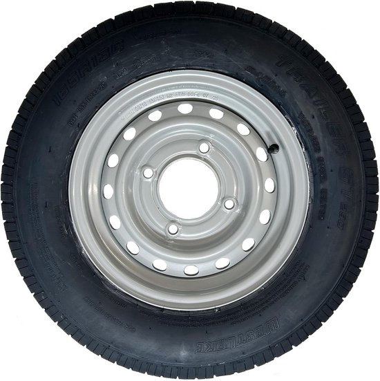 13 inch Wiel en Band voor Tandemas Aanhanger 165 R13 — afbeelding 2