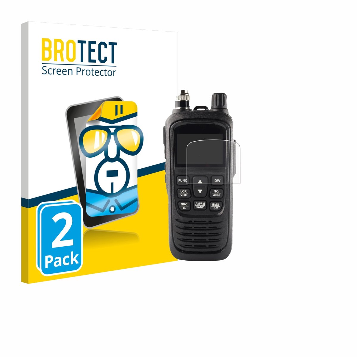 BROTECT - Screenprotector voor Jopix CB-514 Plus - Folie Beschermfolie transparant 2 Stuks