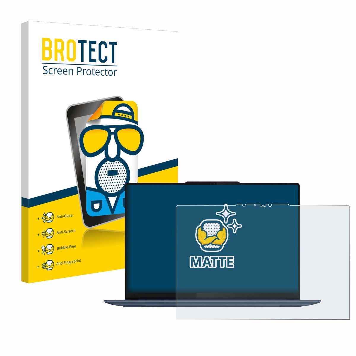 BROTECT - Screenprotector voor Lenovo Yoga Slim 7x Gen 9 14" - Folie Beschermfolie matte