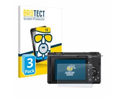 BROTECT - Screenprotector voor Sony Alpha ZV-E10 II - Folie Beschermfolie Beschermglas matte 3 Stuks