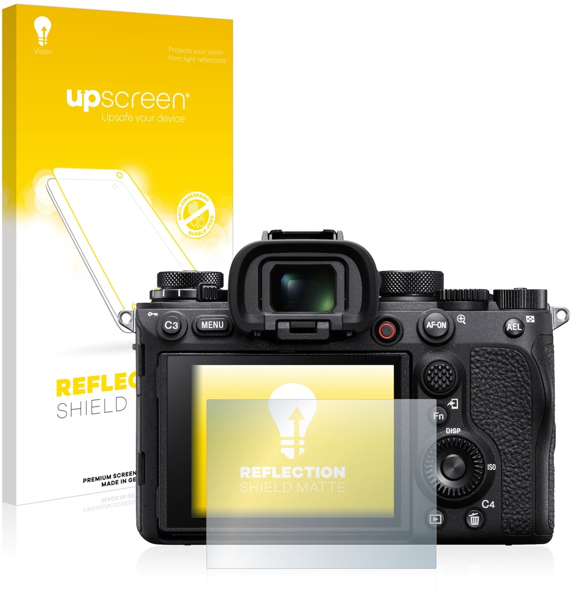 upscreen - Screenprotector voor Sony Alpha 1 - Folie Beschermfolie anti glare matte