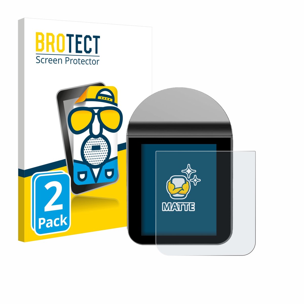 BROTECT - Screenprotector voor KitchenBoss G330 - Folie Beschermfolie matte 2 Stuks