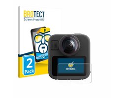 BROTECT - Screenprotector voor GoPro Max 2 - Folie Beschermfolie transparant 2 Stuks
