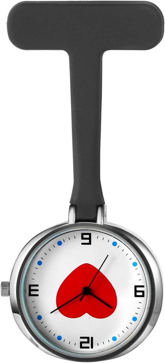 Verpleegstershorloge met Clip - Siliconen Fob Horloge voor Artsen en Zorgpersoneel