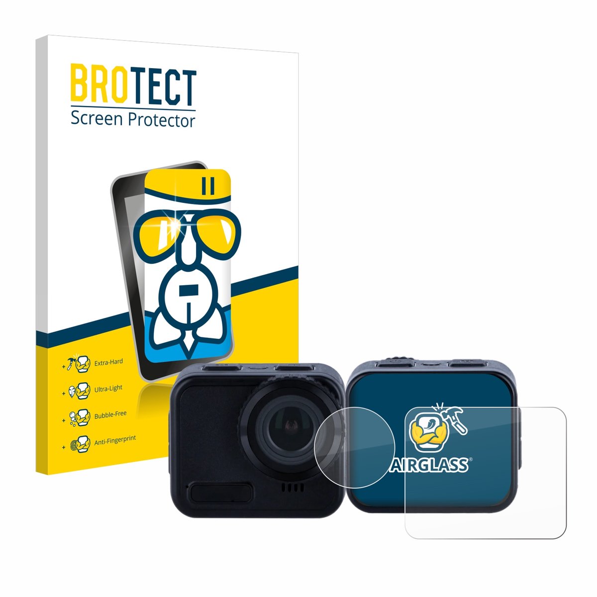 Screenprotector voor Rollei 9s Cube Beschermglas transparant