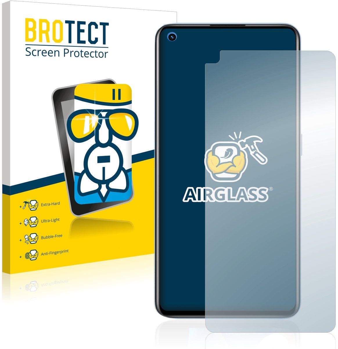 Screenprotector voor realme GT Neo 2 Beschermglas transparant
