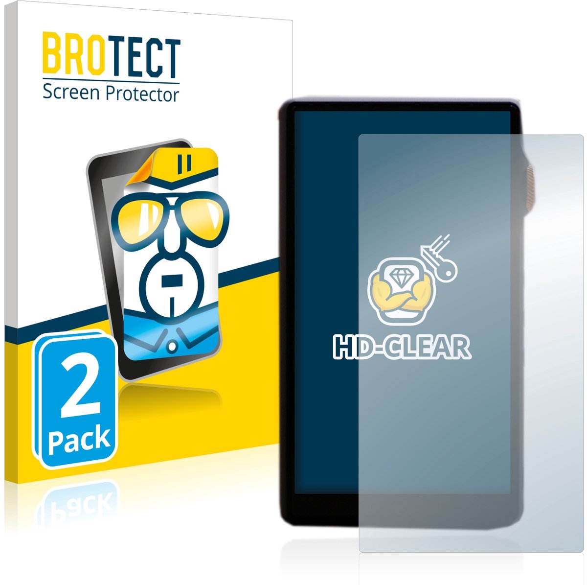 BROTECT - Screenprotector voor iBasso DX240 - Folie Beschermfolie transparant 2 Stuks
