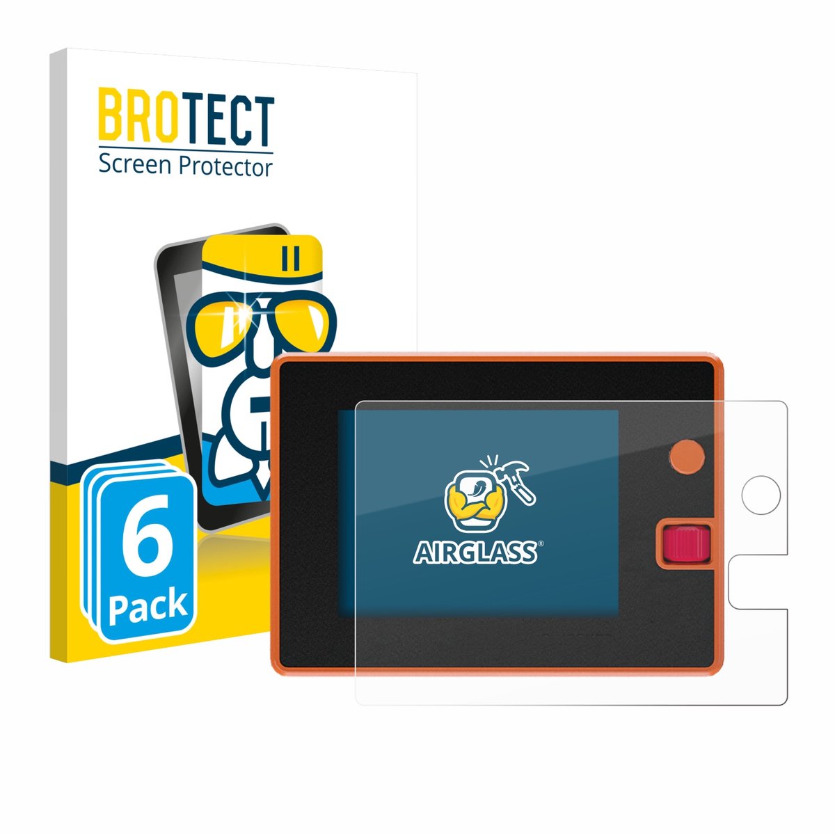 Screenprotector 6 Stuks voor Hota T8 Beschermglas transparant