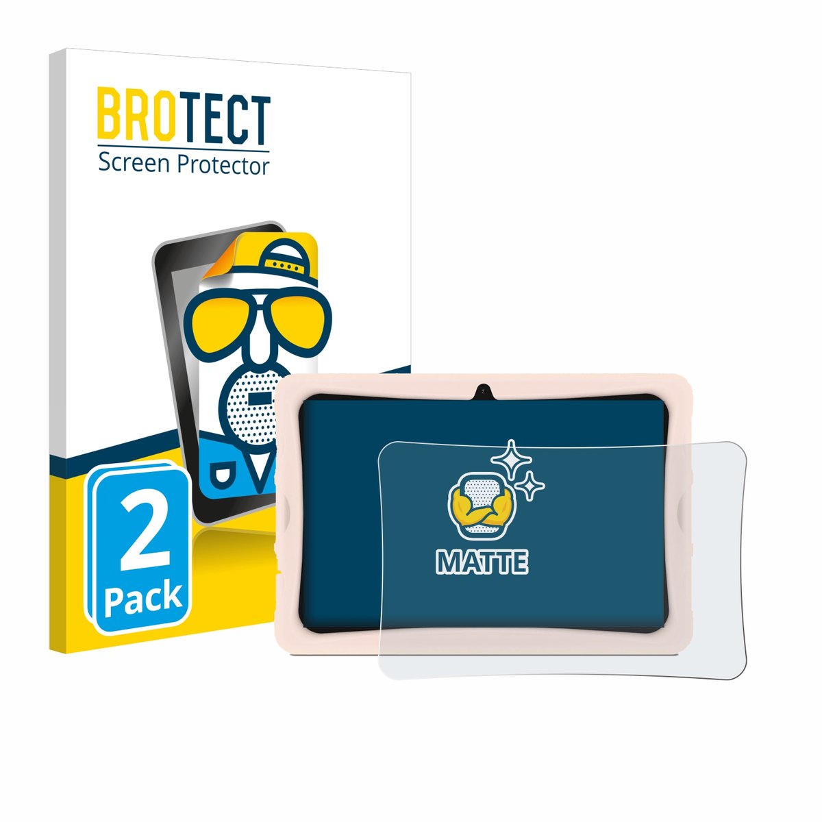 BROTECT - Screenprotector voor Doogee U10 Kid - Folie Beschermfolie matte 2 Stuks