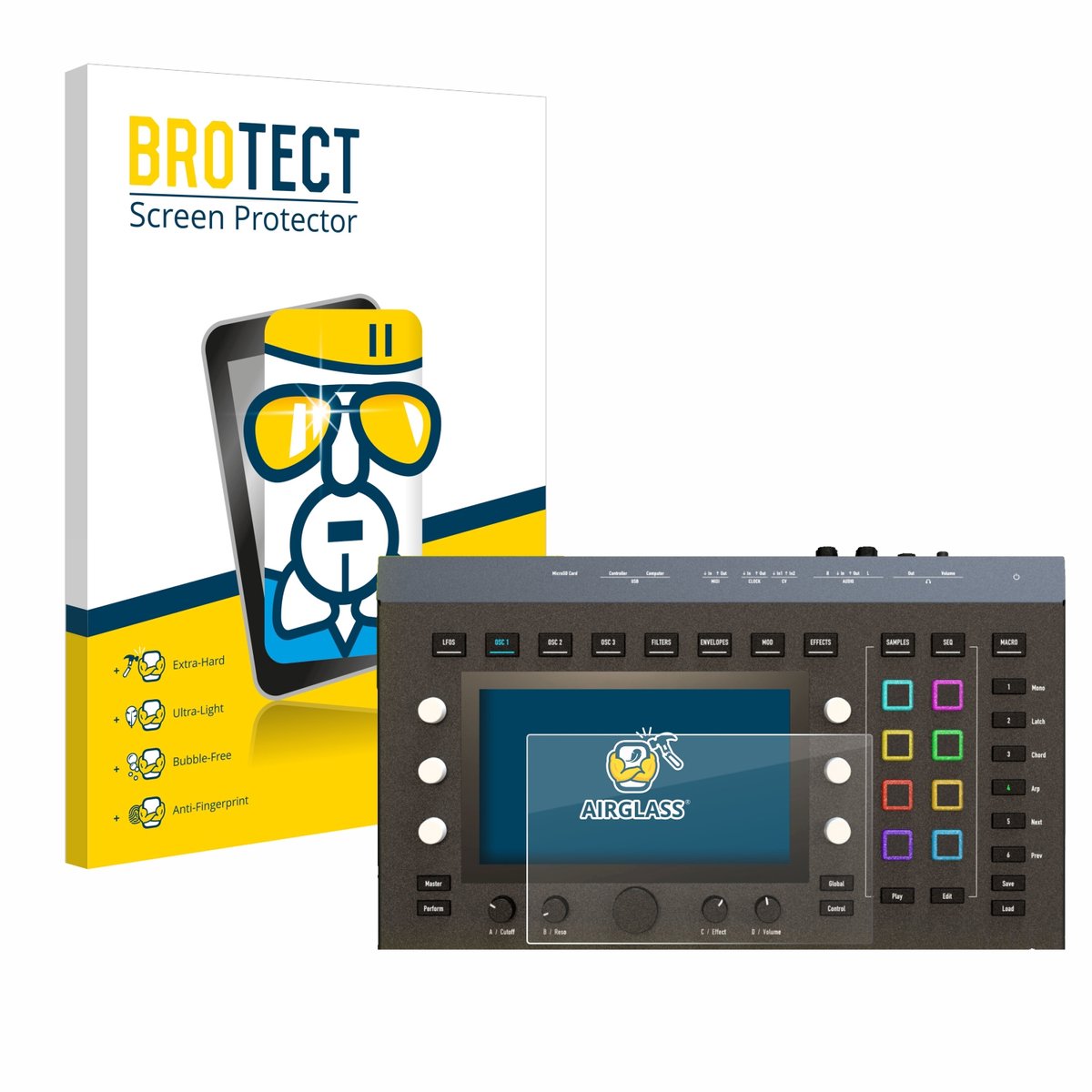 Screenprotector voor Waldorf Iridium Core Beschermglas transparant