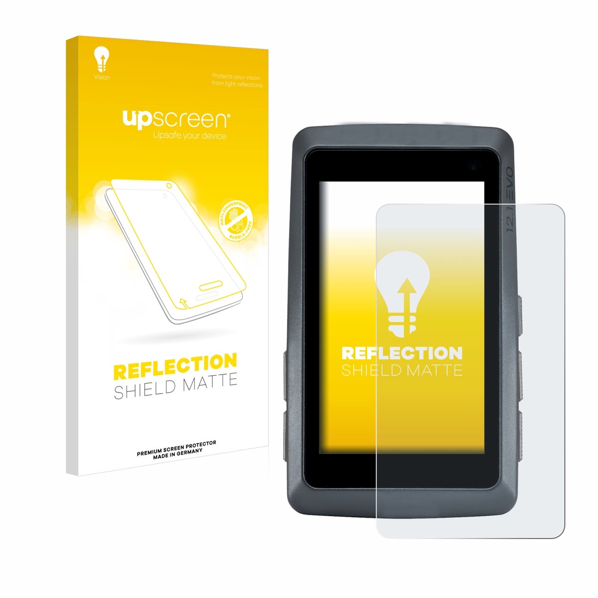 upscreen - Screenprotector voor Sigma ROX 12.1 EVO - Folie Beschermfolie anti glare matte