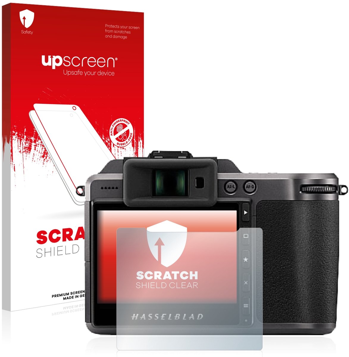 upscreen - Screenprotector voor Hasselblad X1D II 50C - Folie Beschermfolie transparant