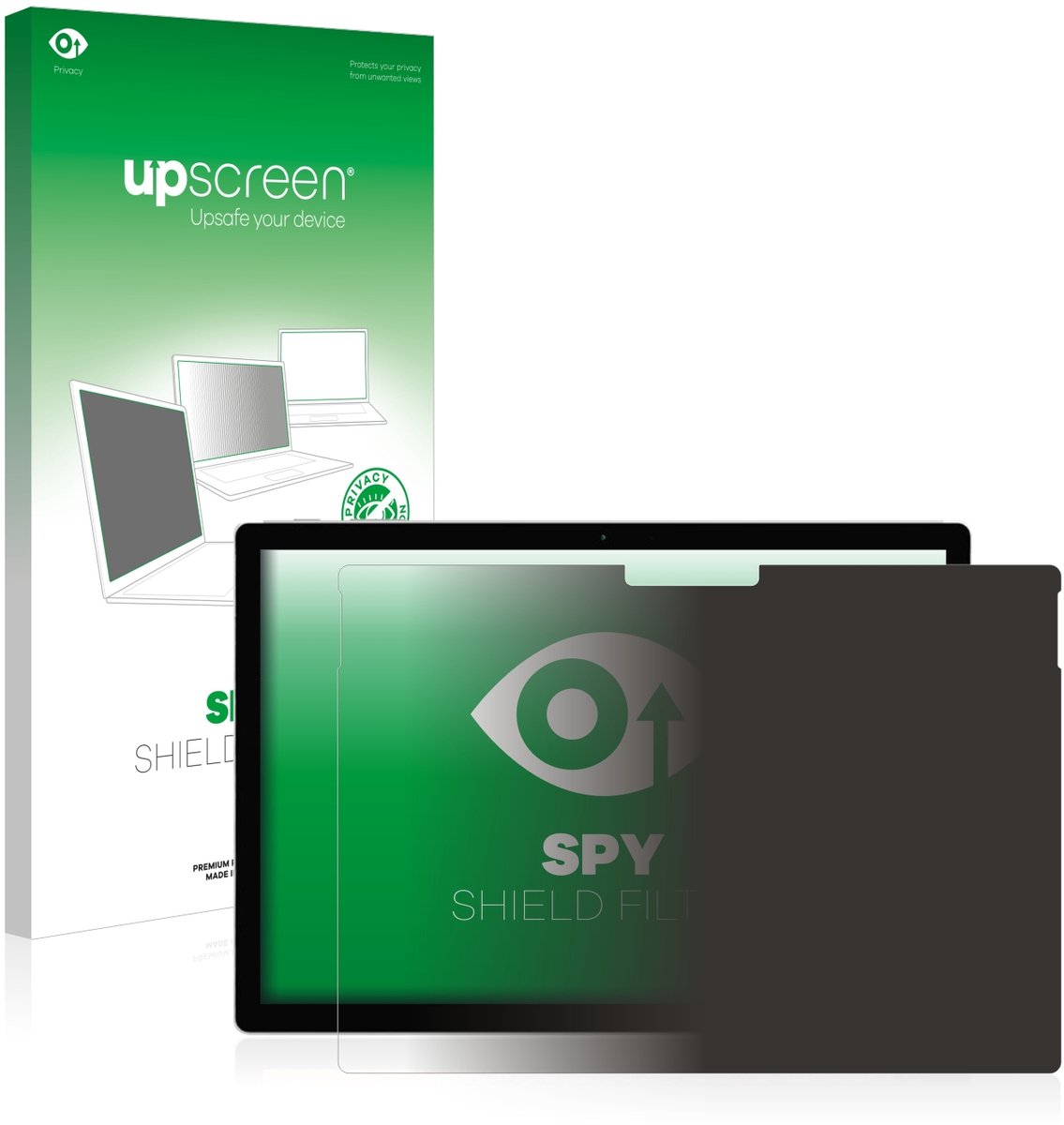 upscreen - privacyscherm voor Microsoft Surface Book 2 13.5" - privacy filter screenfilter Blauwlichtfilter