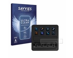 Savvies - Screenprotector voor Elgato Stream Deck + - Folie Beschermfolie transparant 6 Stuks