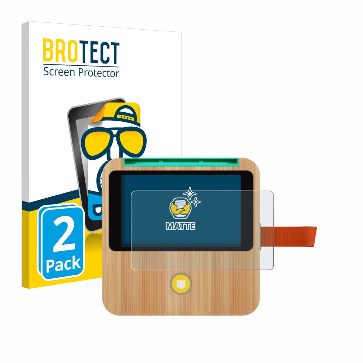 BROTECT - Screenprotector voor tigerbox Touch Plus - Folie Beschermfolie matte 2 Stuks