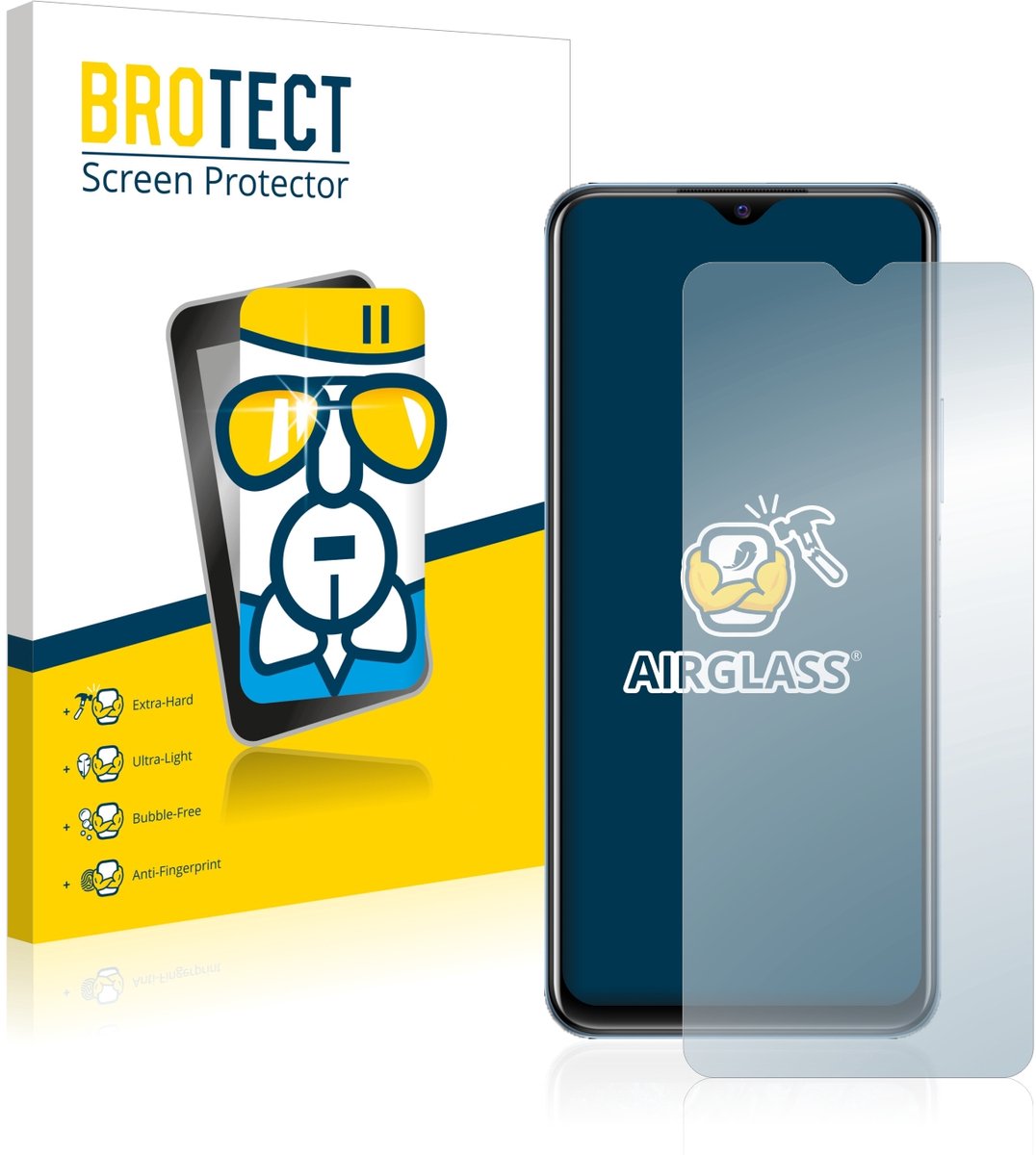 Screenprotector voor Vivo Y33s Beschermglas transparant