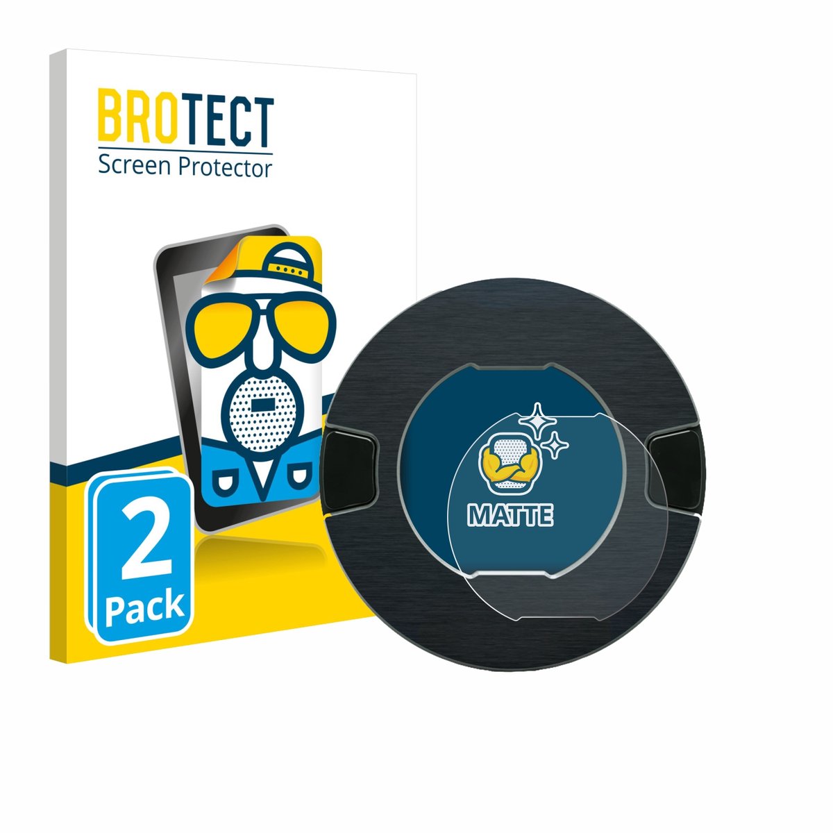 BROTECT - Screenprotector voor OOONO P-DISC NO1 - Folie Beschermfolie matte 2 Stuks