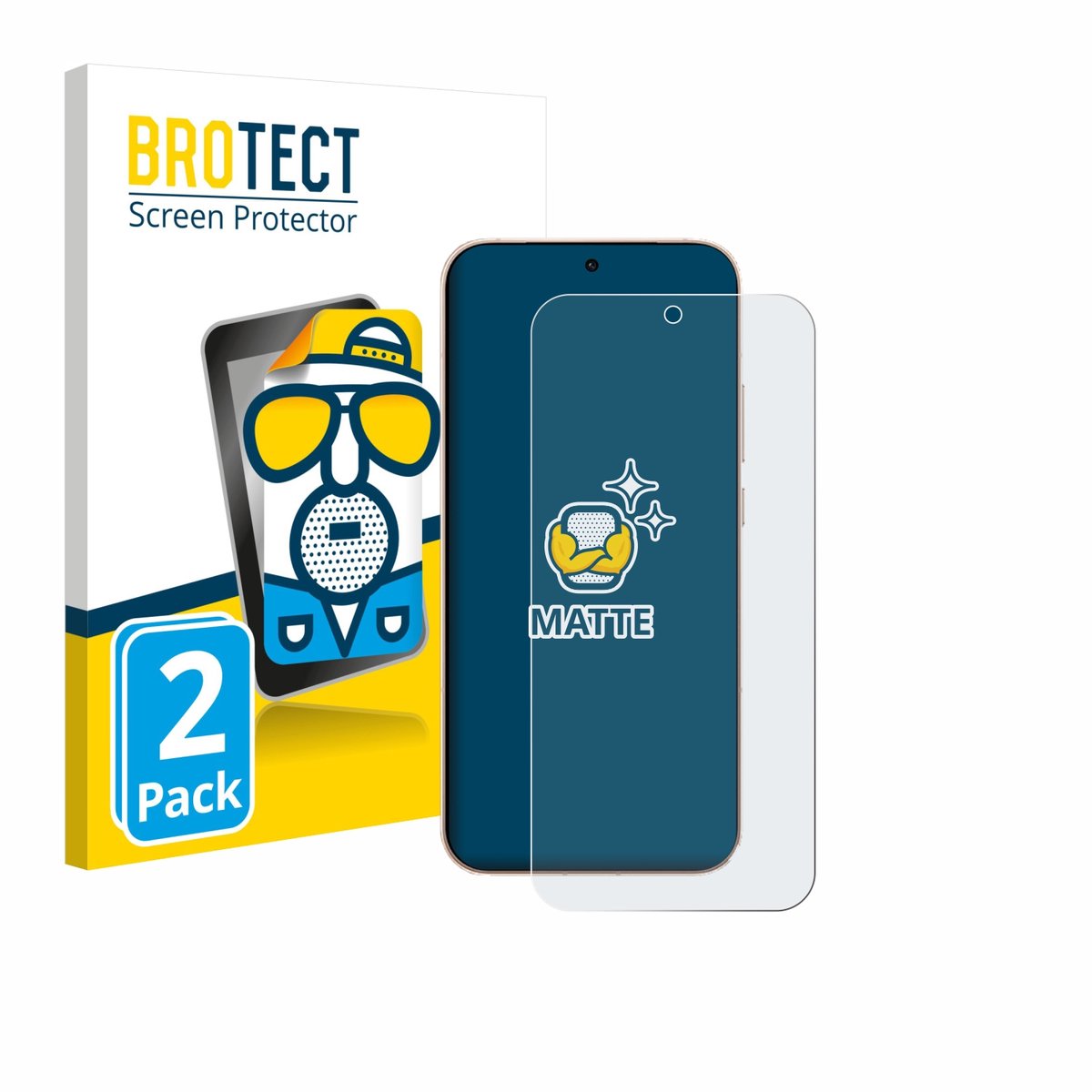 BROTECT - Screenprotector voor Oppo Reno 15 Pro - Folie Beschermfolie matte 2 Stuks
