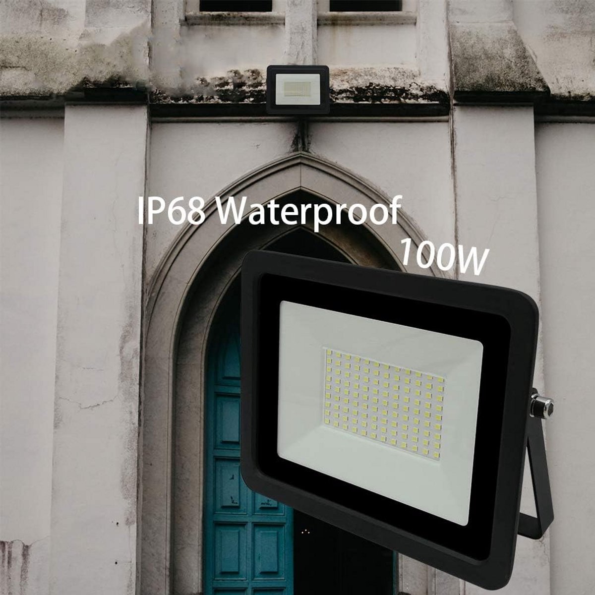 Ultradunne Waterdichte LED Buitenlamp IP68 voor Tuin en Terras in Diverse Wattages Warm Wit