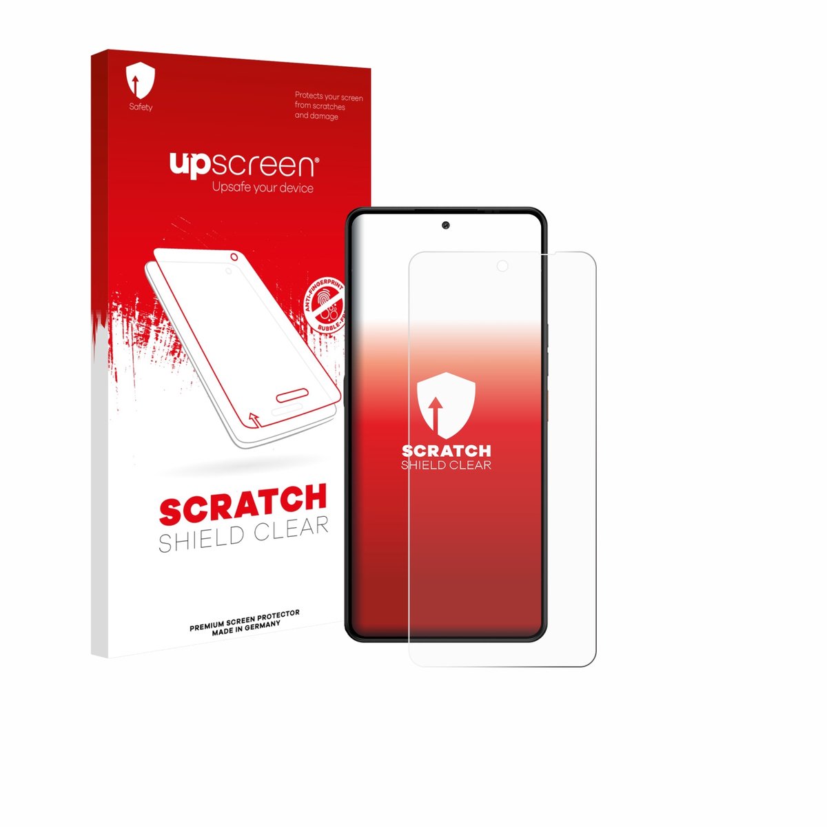 upscreen - Screenprotector voor Gigaset GS6 Pro - Folie Beschermfolie transparant