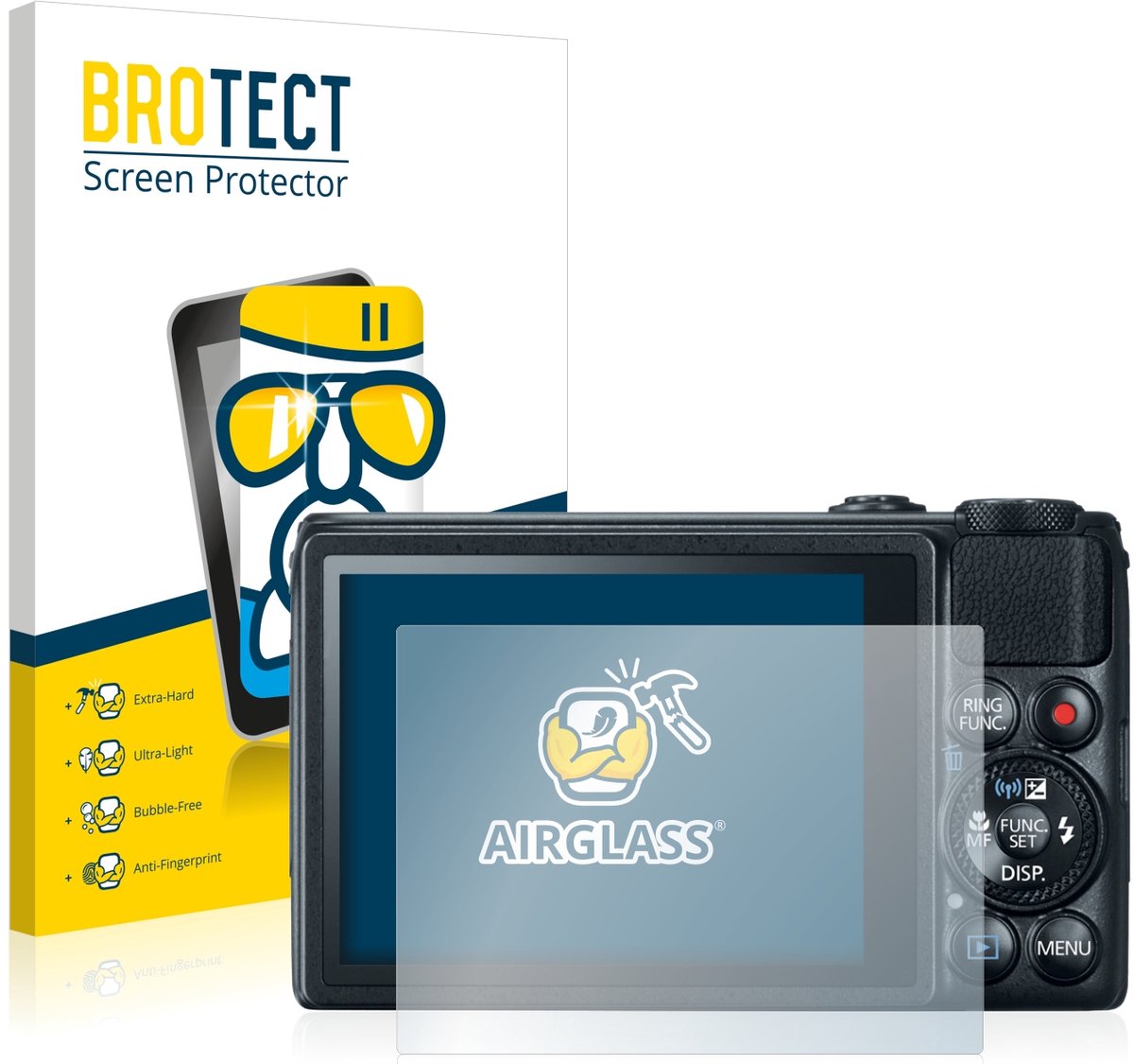 Screenprotector voor Canon PowerShot S120 Beschermglas transparant