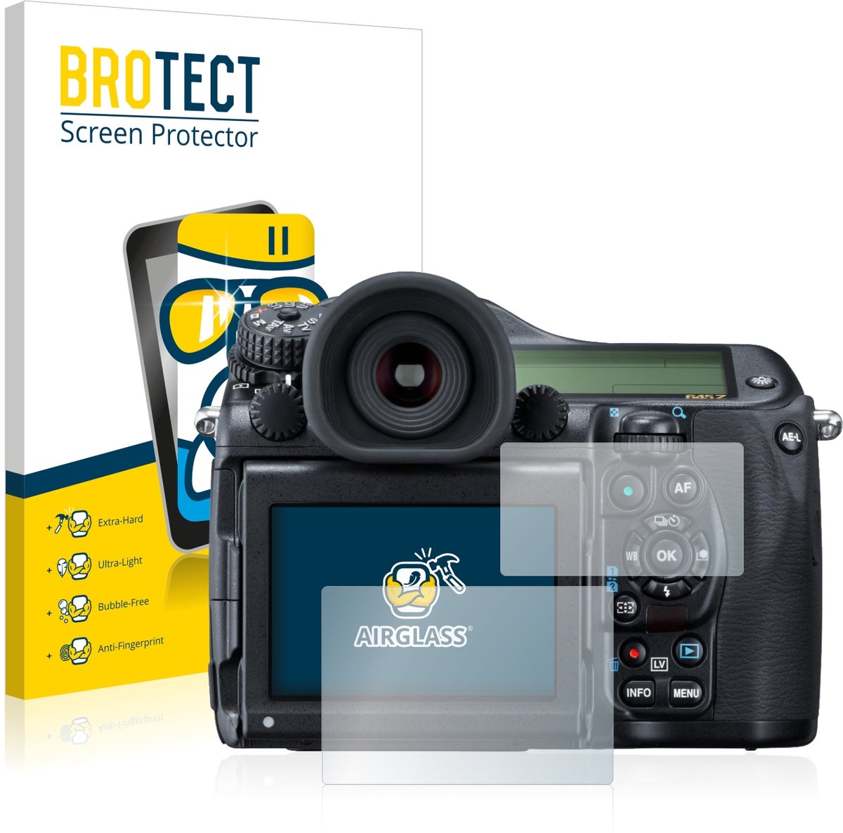 Screenprotector voor Pentax 645Z Beschermglas transparant