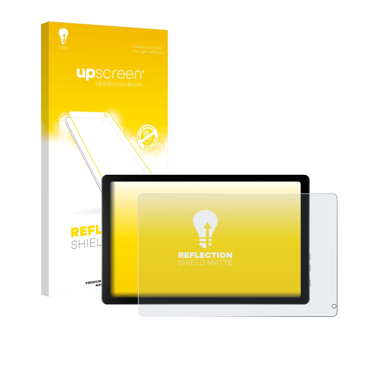 upscreen - Screenprotector voor Laptok KB1001 10.1" - Folie Beschermfolie anti glare matte