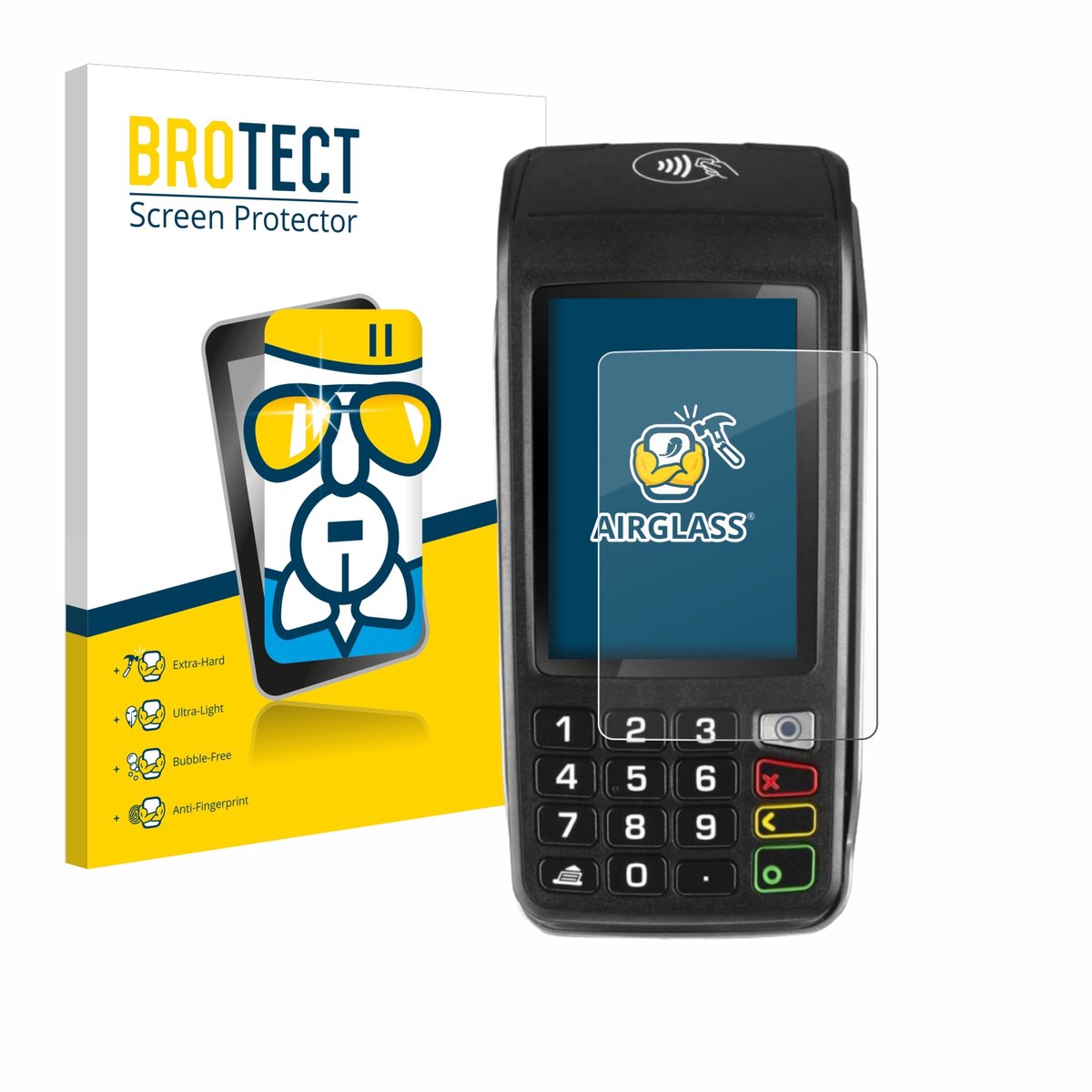 Screenprotector voor ingenico Move/5000 Beschermglas transparant