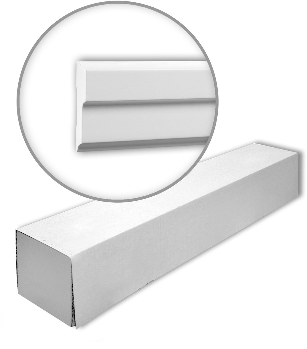 Profhome 151342 1 doos 18 stukken Wandlijst 36 m